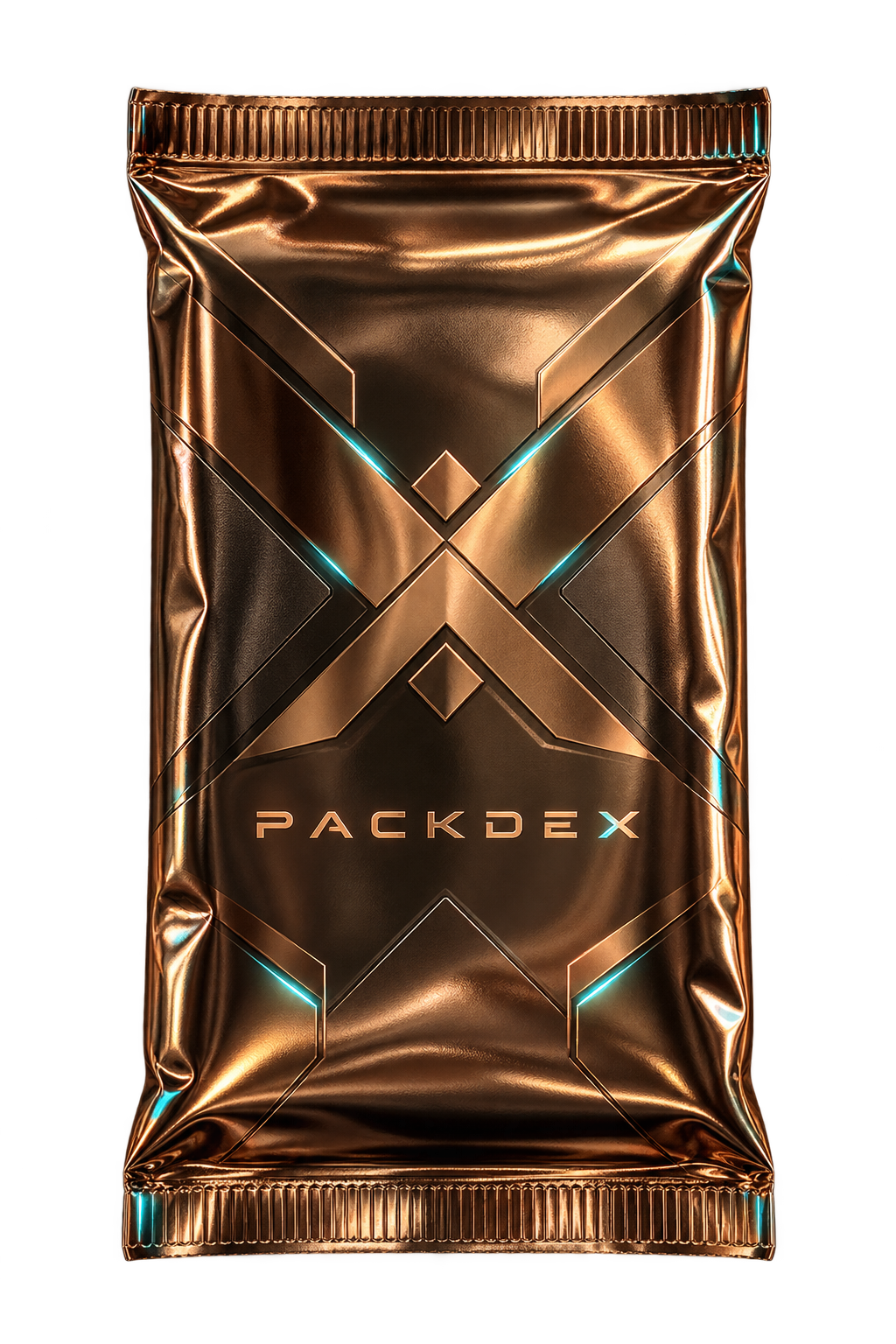 Bronze chrome PACKDEX™ foil packet