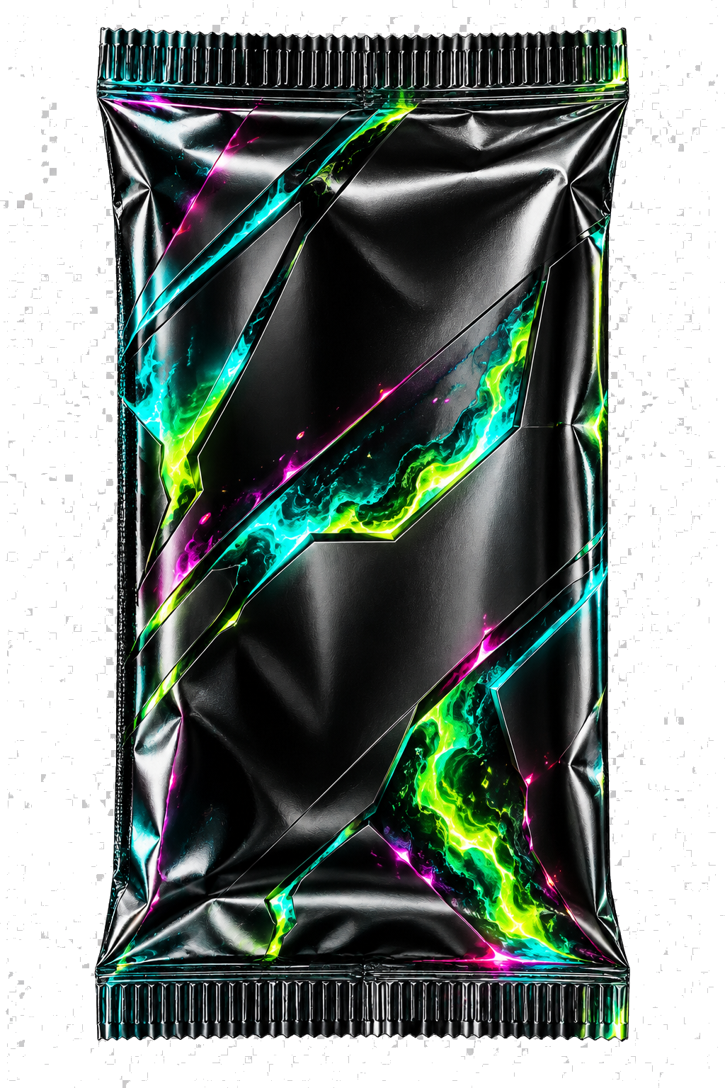 Magma neon black PACKDEX™ foil packet